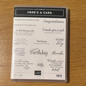 Stampin' Up! Here’s a Card Stamp Set